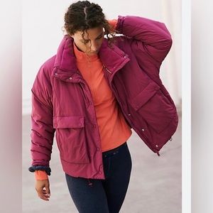 NWOT FP Movement Phoebe Packable Puffer Jacket Aubergine
Size L